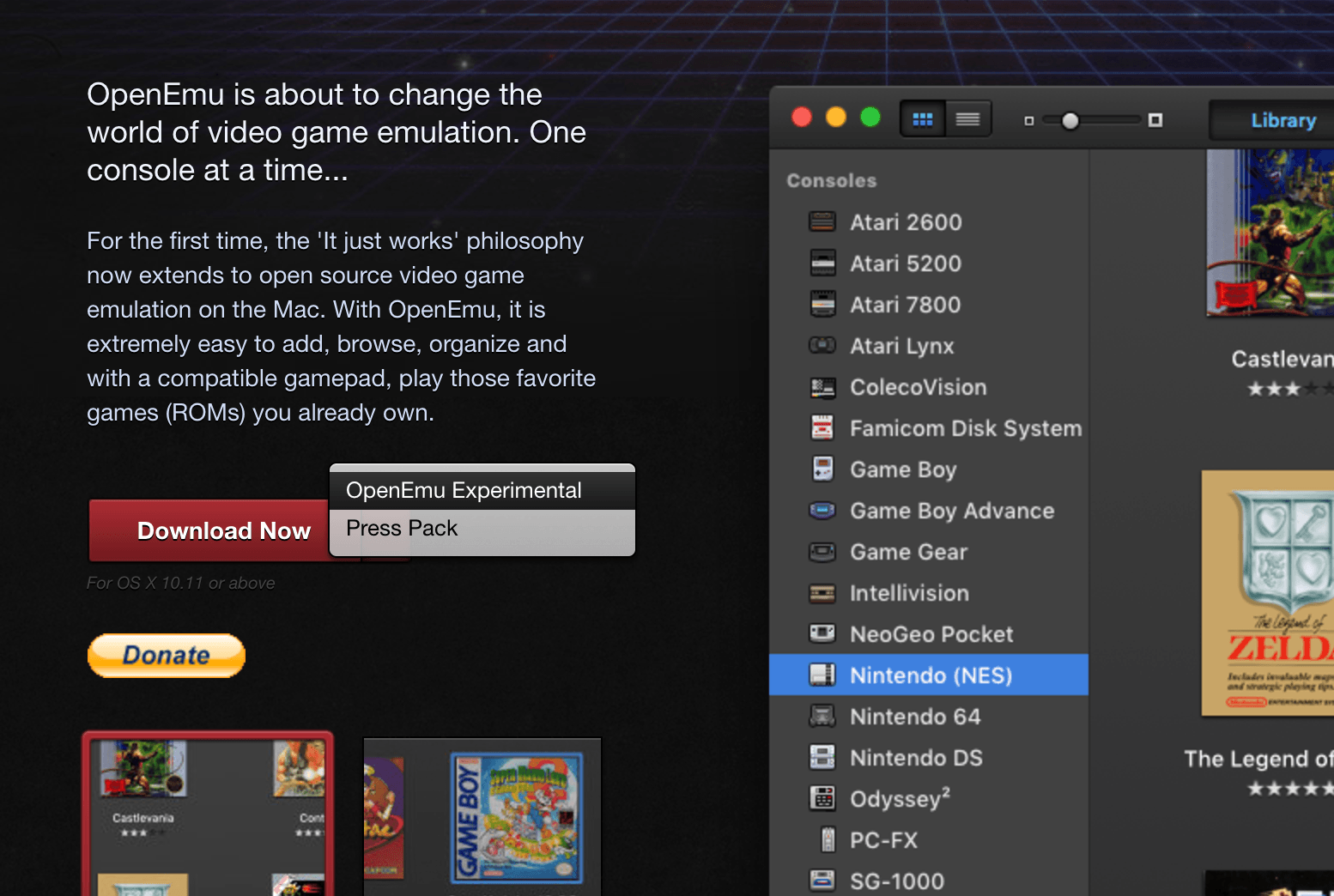 mac os nes emulator