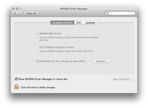nvidia drivers for mac os x 10.9