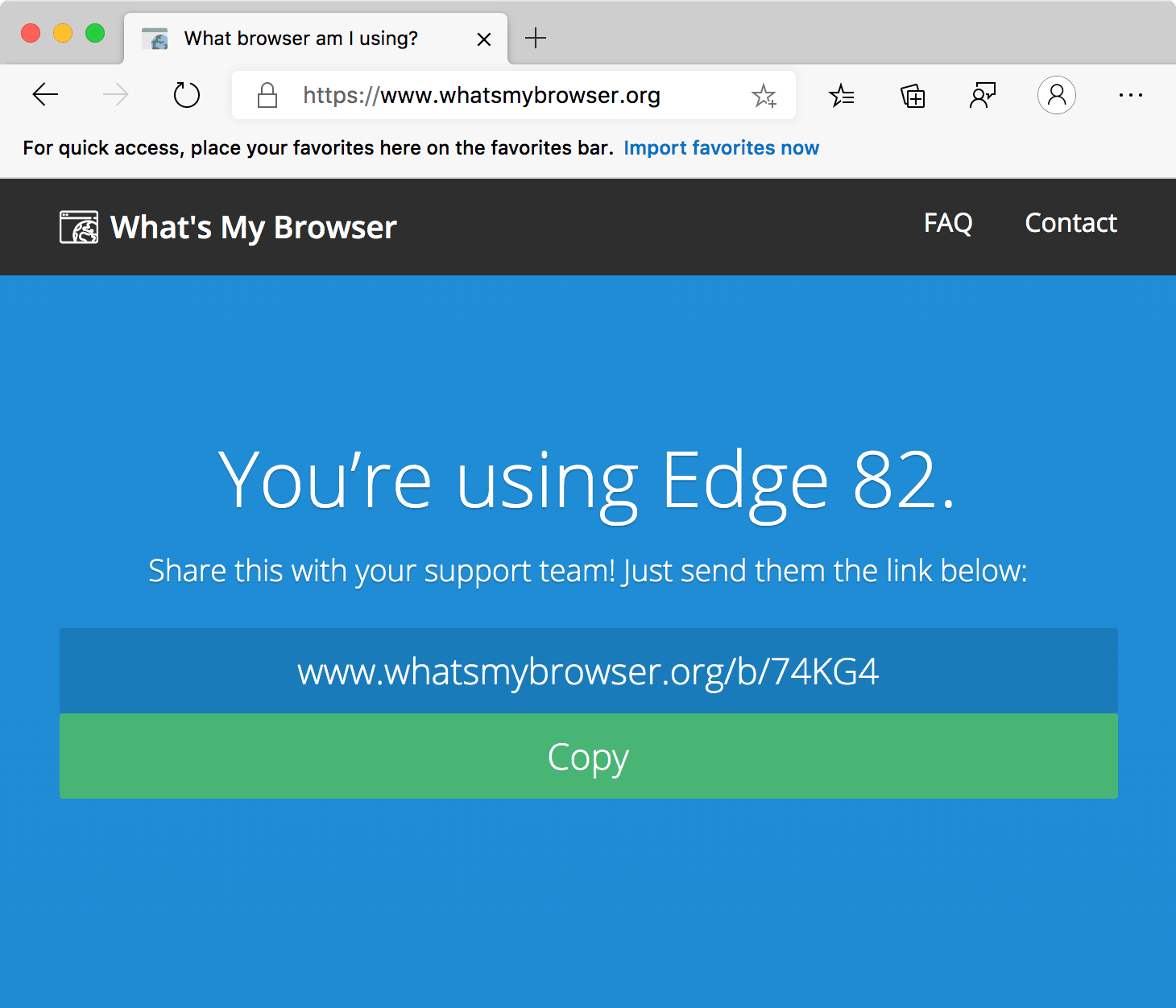 Microsoft Edge on Mac