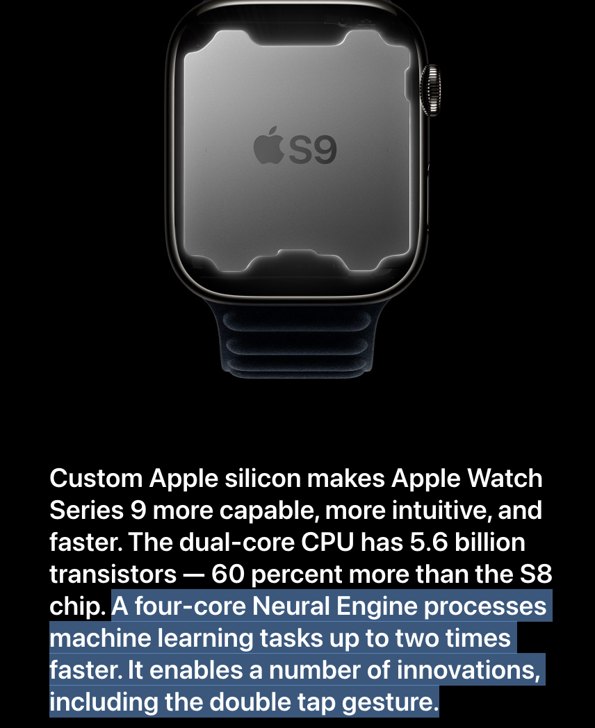 Screenshot of Apple Watch Webpage